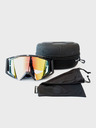 Horsefeathers MTB Brille Patriot - schwarz/spiegel rot HORSEFEATHERS