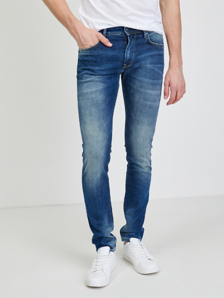 Pepe Jeans Dunkelblaue Herrenjeans in schmaler Passform Pepe Jeans Stanley