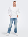 ONLY & SONS Blaue, locker sitzende Jeans mit Ripp-Effekt ONLY & SONS Edge