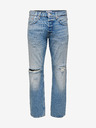 ONLY & SONS Blaue, locker sitzende Jeans mit Ripp-Effekt ONLY & SONS Edge