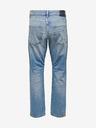 ONLY & SONS Blaue, locker sitzende Jeans mit Ripp-Effekt ONLY & SONS Edge