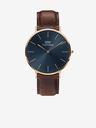 Daniel Wellington Dunkelbraune Herren-Ledenuhr Daniel Wellington CLASSIC
