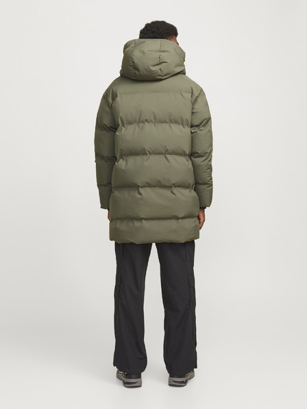 Jack & Jones Khakifarbener Jack & Jones Alpha Herren-Wintersteppmantel