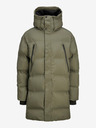 Jack & Jones Khakifarbener Jack & Jones Alpha Herren-Wintersteppmantel