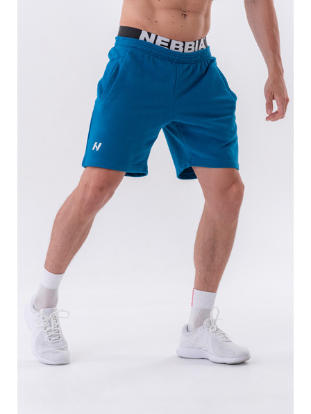 Nebbia Relaxed-fit Shorts mit Seitentaschen 319 M,blau