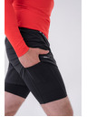 Nebbia Doppellagige Shorts mit Handytaschen 318 M,grau