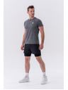 Nebbia Doppellagige Shorts mit Handytaschen 318 M,grau