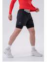 Nebbia Doppellagige Shorts mit Handytaschen 318 M,grau