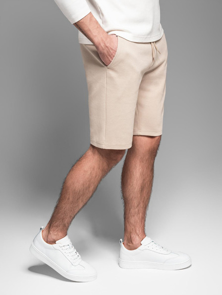 Ombre Clothing Herren Baumwoll-Trainingsanzug BASIC beige Ombre Kleidung