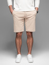 Ombre Clothing Herren Baumwoll-Trainingsanzug BASIC beige Ombre Kleidung