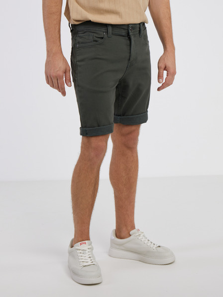 LERROS Khakifarbene Denim-Shorts für Herren LERROS