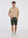 LERROS Khakifarbene Denim-Shorts für Herren LERROS