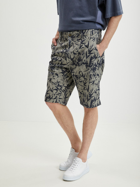 LERROS Graue gemusterte Shorts für Herren LERROS