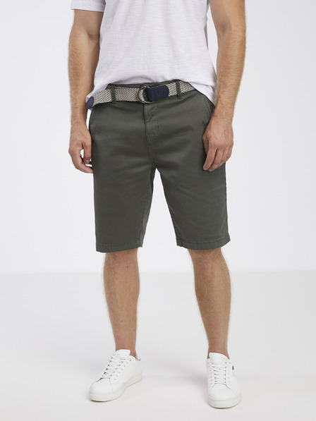 LERROS Dunkelgrüne Herren-Shorts LERROS