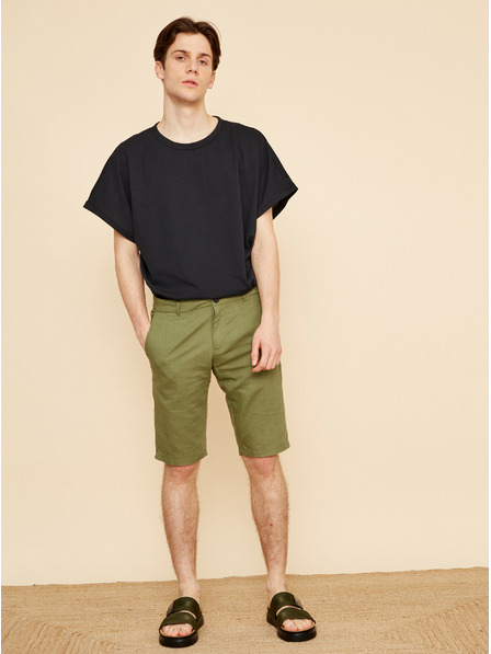 ZOOT.lab Grüne Herren-Leinen-Shorts ZOOT.lab Gavin