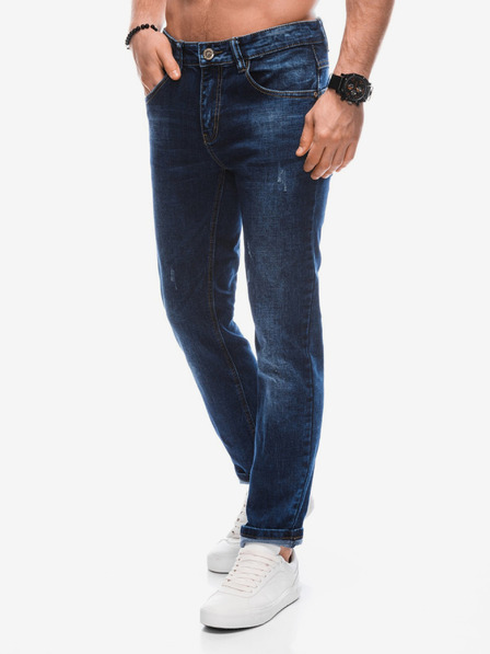 Edoti Herren-Denim-Hose 1433P - blau