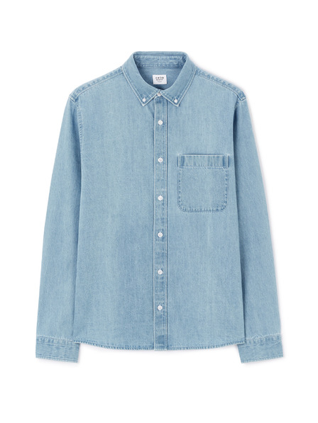 Celio Blaues Herren Jeanshemd Celio Ladenim