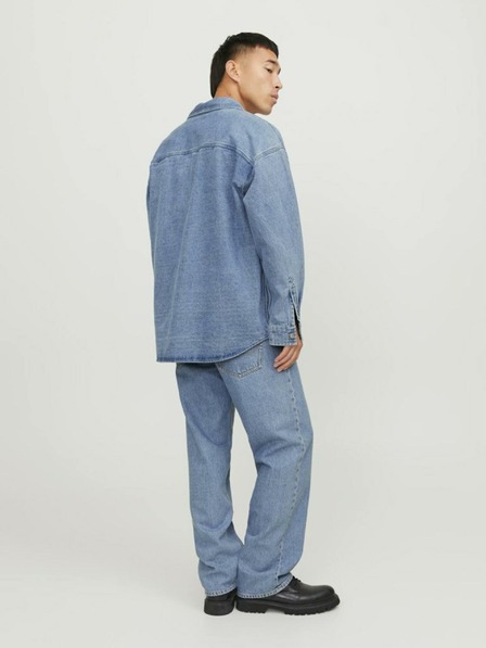 Jack & Jones Blaues Herren Jack & Jones Santorini Denim Top Hemd
