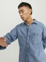 Jack & Jones Blaues Herren Jack & Jones Santorini Denim Top Hemd