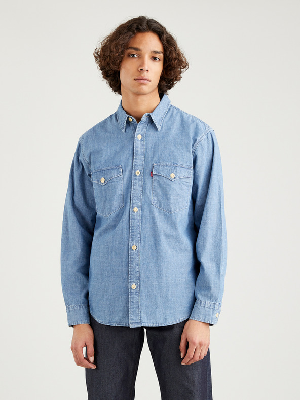 Levi's® Blaues Levi's®-Denim-Hemd für Herren