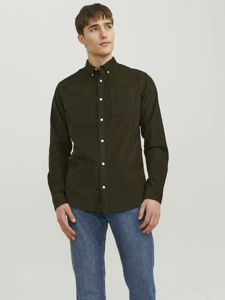 Jack & Jones Jack & Jones Khaki Herren Kordhemd