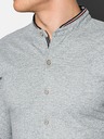 Ombre Clothing Herren-Langarmhemd K542 - Grau
