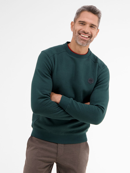 LERROS Grünes Herren-Sweatshirt LERROS
