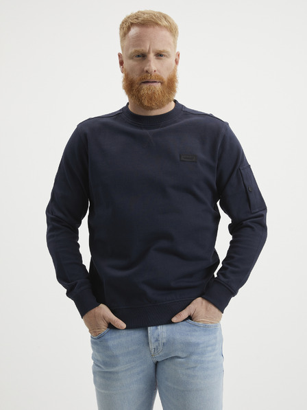LERROS Dunkelblaues Sweatshirt für Herren LERROS