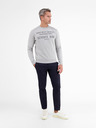 LERROS Hellgraues Herren-Sweatshirt LERROS