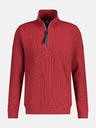 LERROS Rotes Herren-Basic-Sweatshirt LERROS
