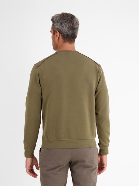 LERROS Khakifarbenes Herren-Sweatshirt LERROS