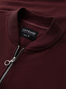 Ombre Clothing Herren Strickpullover mit Struktur und Kragen - graphit melange V1 OM-SSNZ-0149 Ombre Clothing