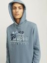 Jack & Jones Blauer Jack & Jones Kapuzenpullover für Herren