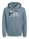 Jack & Jones Blauer Jack & Jones Kapuzenpullover für Herren