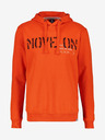 LERROS Orangefarbener Herren-Kapuzenpullover LERROS