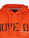 LERROS Orangefarbener Herren-Kapuzenpullover LERROS