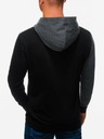 Ombre Clothing Herren-Kapuzenpullover B1050 - graphit/schwarz