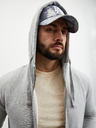 ZOOT.lab Grauer Herren-Basic-Kapuzenpullover mit Reißverschluss ZOOT.lab Michael