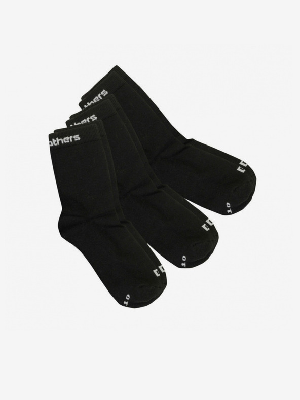 Horsefeathers 3PACK Horsefeathers Socken Schwarz