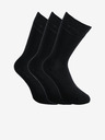 Styx 3PACK Styx High Bamboo Socken Schwarz