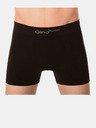gino Gino Seamless Bamboo Boxershorts für Männer Schwarz