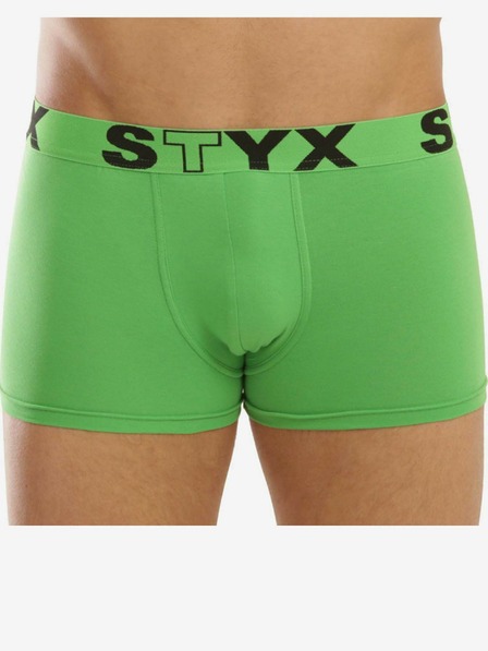 Styx Herren Boxershorts Styx Sport elastisch grün
