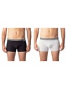 Bellinda Doppelpack Baumwoll-Boxershorts - 2x Schwarz - Grau