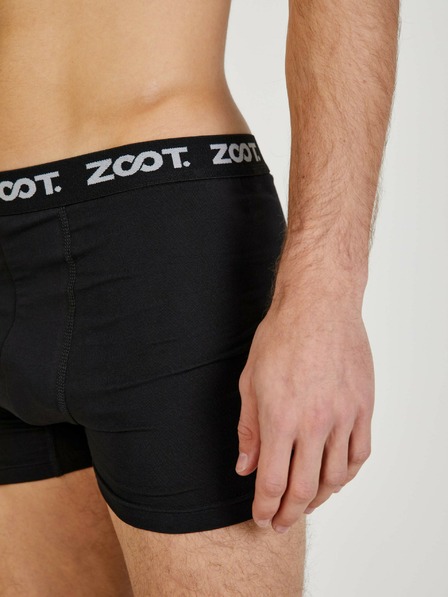 ZOOT.lab Dreier-Set Herren-Boxershorts in schwarz, blau und grau ZOOT.lab
