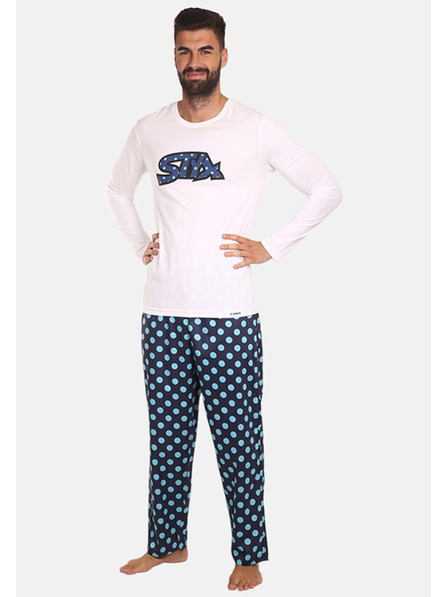 Styx Styx Polka Dot Schlafanzug für Männer