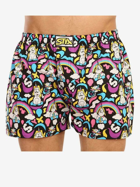Styx Herren Styx Art klassische Gummi Shorts in Übergröße Einhorn
