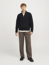 Jack & Jones Schwarzer Jack & Jones Herren Zip Pullover