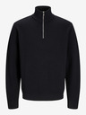 Jack & Jones Schwarzer Jack & Jones Herren Zip Pullover