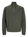 Jack & Jones Jack & Jones Khaki Herren Pullover mit Reißverschluss