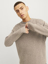 Jack & Jones Jack & Jones Herren Pullover mit Reißverschluss in Beige